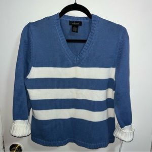 Willi Smith Striped 3/4 Sleeve